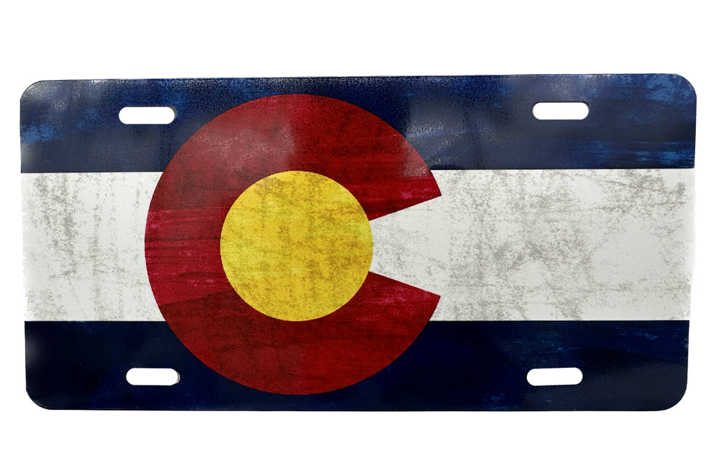 Ink Trendz Colorado State Flag Novelty License Plate, Looking for a stylish way to show off your Colorado pride on the road? Our Ink Trendz Colorado The Centennial State vanity/novelty license plate is the perfect choice! Made with high-quality materials and featuring a striking design, this license plate is sure to turn heads and make a statement. Whether you're driving a truck or car, this plate is a must-have for any true Centennial State. Order yours today and hit the road in style!