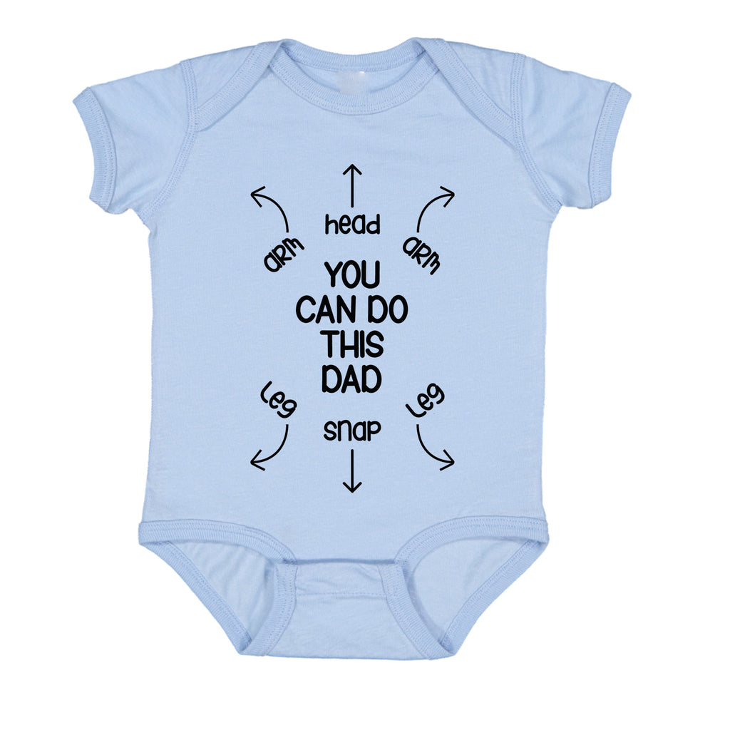 You Can Do This Dad Funny First Time Dad Baby Bodysuit