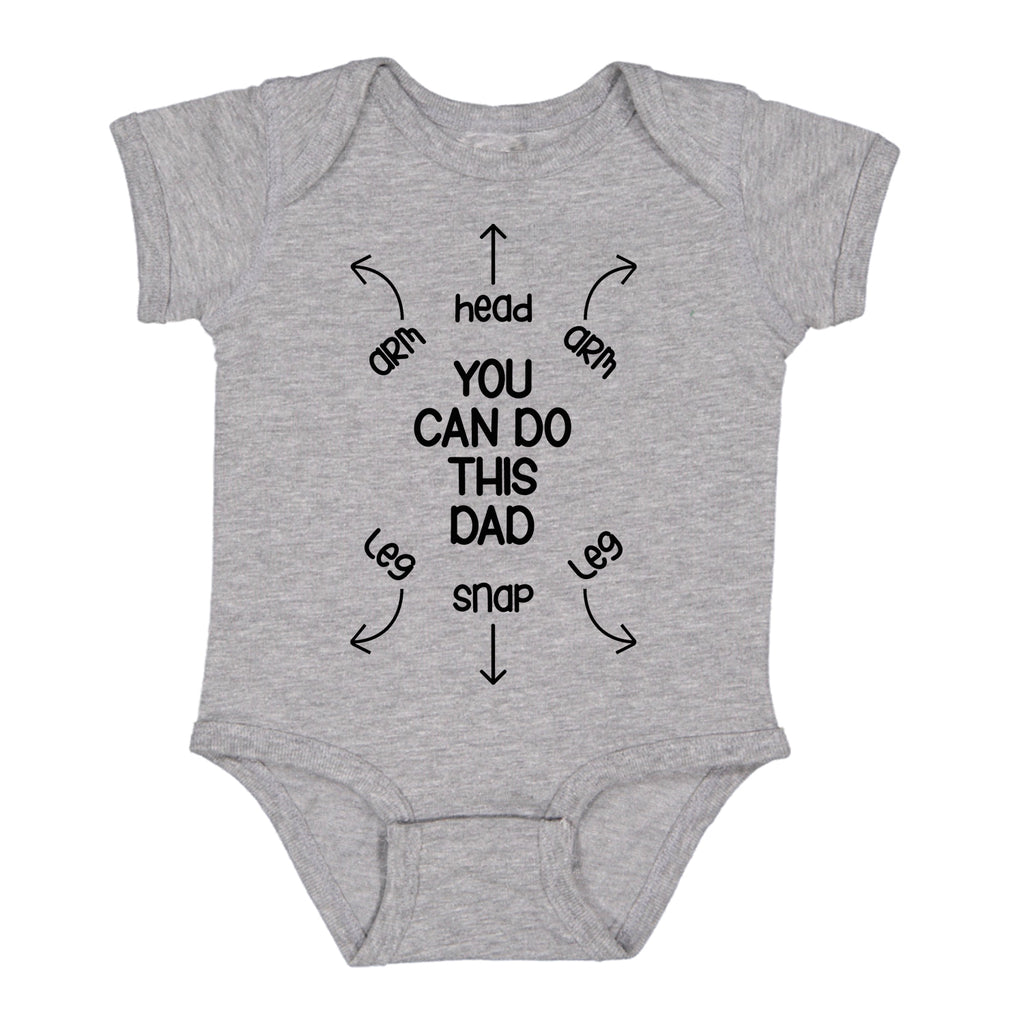 You Can Do This Dad Funny First Time Dad Baby Bodysuit