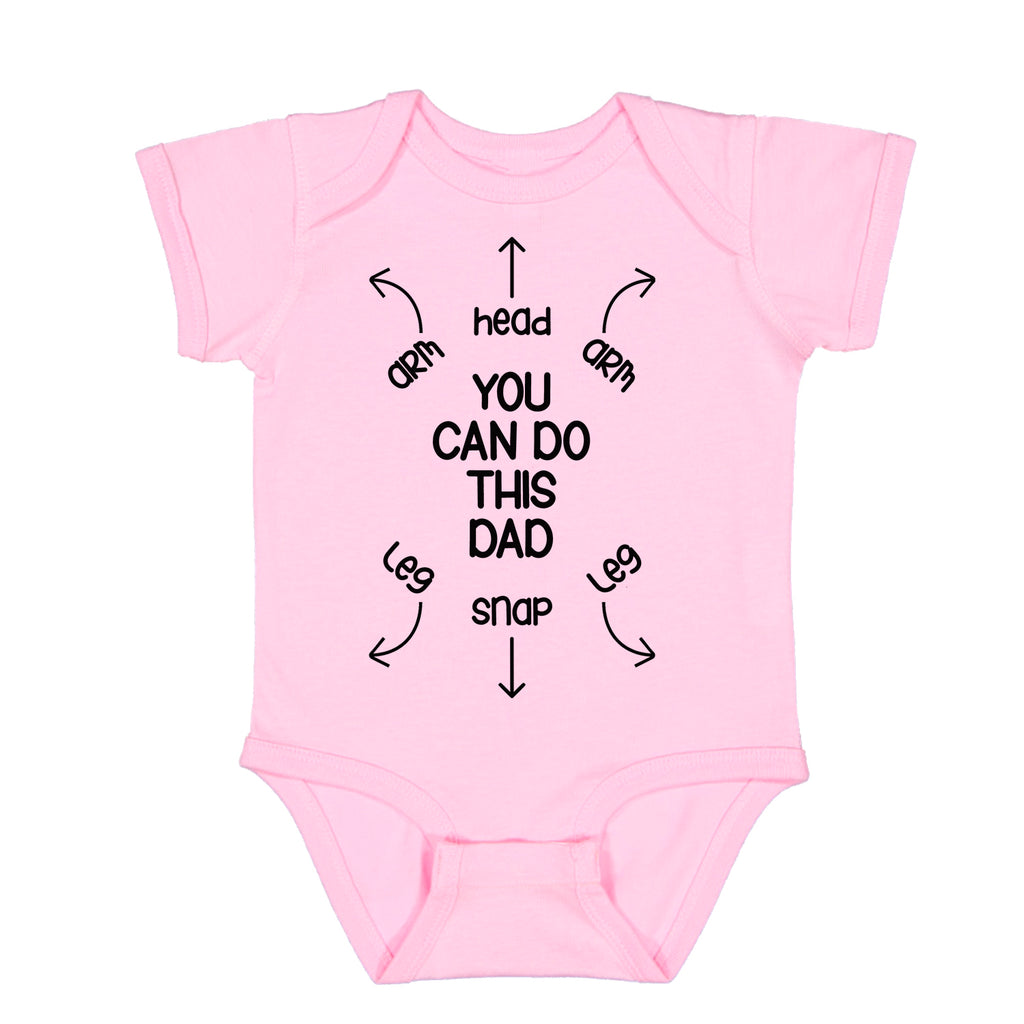 You Can Do This Dad Funny First Time Dad Baby Bodysuit