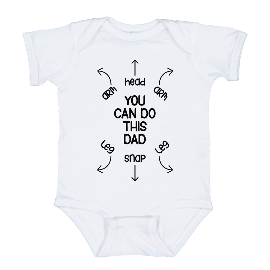 You Can Do This Dad Funny First Time Dad Baby Bodysuit