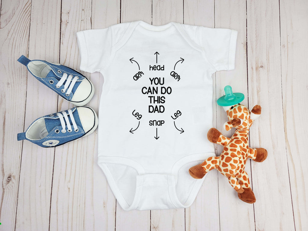 You Can Do This Dad Funny First Time Dad Baby Bodysuit