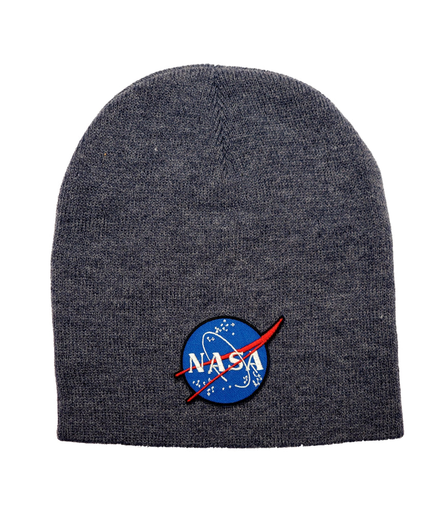 Ink Trendz Nasa 8" Beanie Skull Cap, Nasa Headwear, Nasa Winter Hat, Nasa Gear, Nasa Accessories, Nasa Skull Cap, NASA HAT