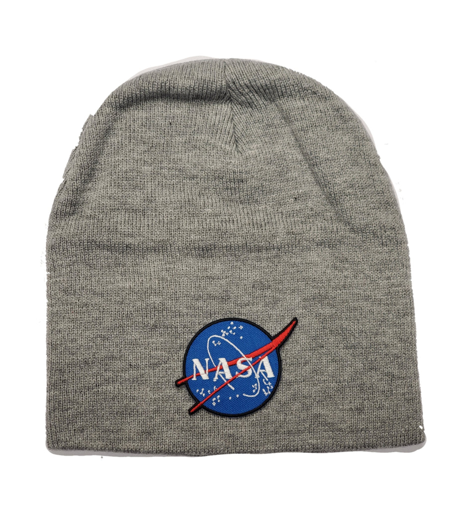 Ink Trendz Nasa 8" Beanie Skull Cap, Nasa Headwear, Nasa Winter Hat, Nasa Gear, Nasa Accessories, Nasa Skull Cap, NASA HAT