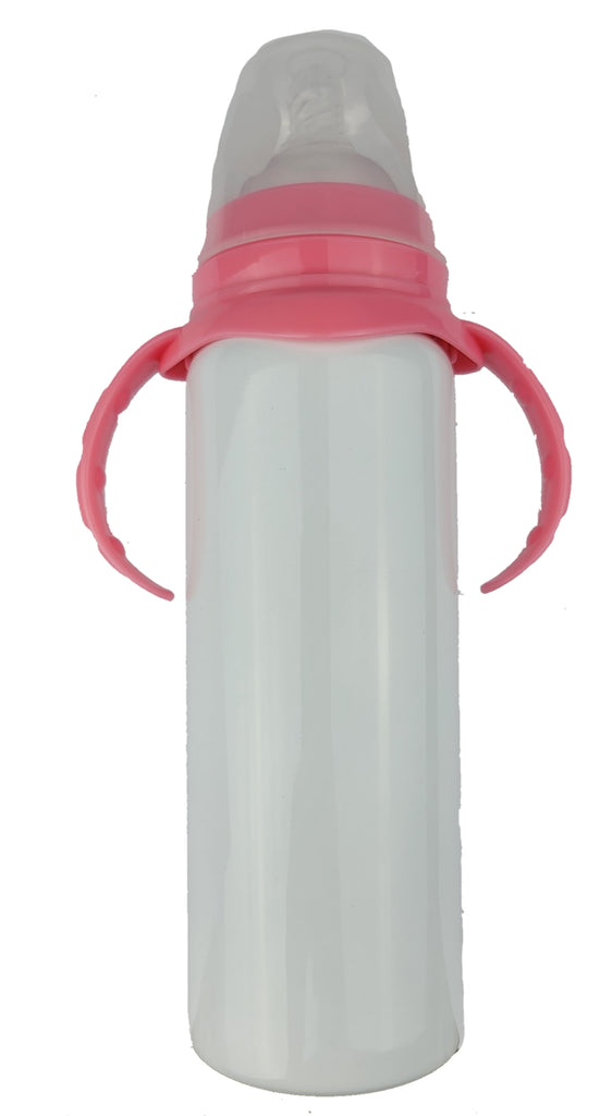 Baby Bottle 8 oz. Sublimation Tumbler (Non-Tapered) and Heat-shrink