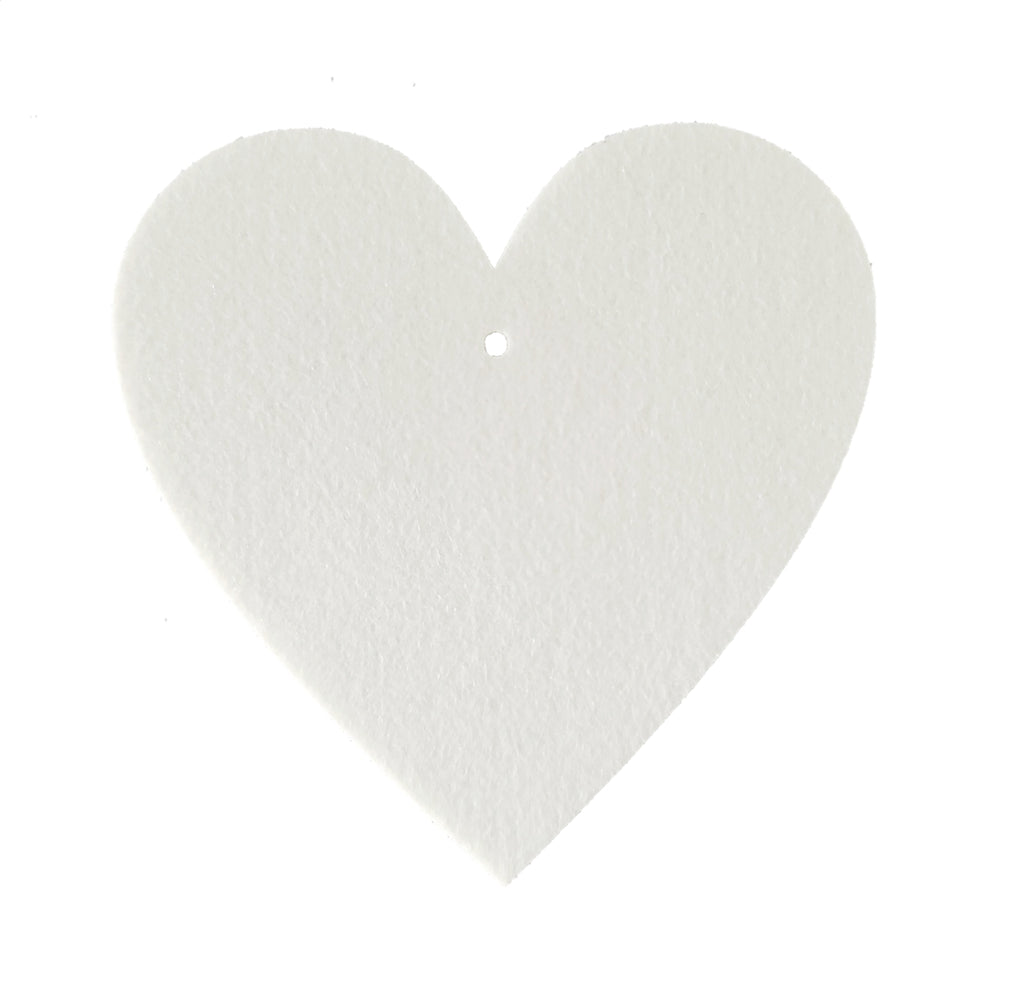 Ink Trendz® Blank Heart Sublimation Air Fresheners | Unscented |