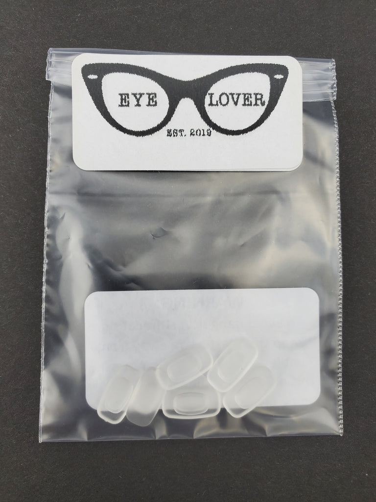 Eye Lover 3 Pair of Replacement Square Premium Grade Silicone Nose Pads