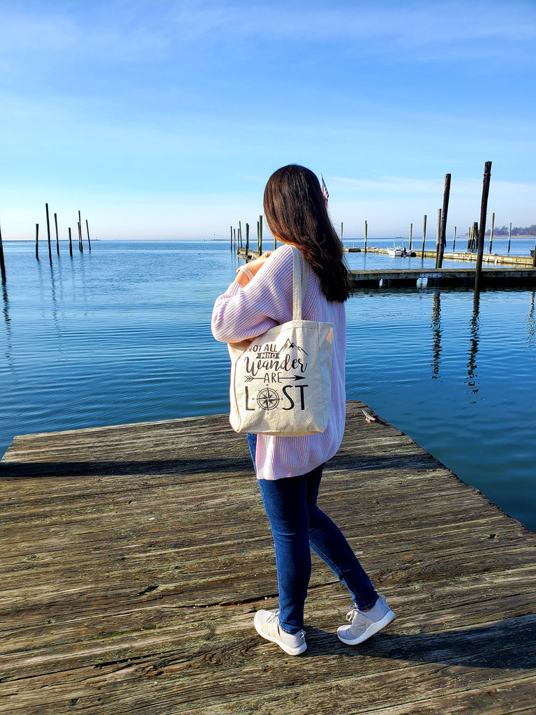 Ink Trendz® Brazil ALOHA Brasil Surf. Fish. Dive.  10oz. Natural Canvas Cotton Tote