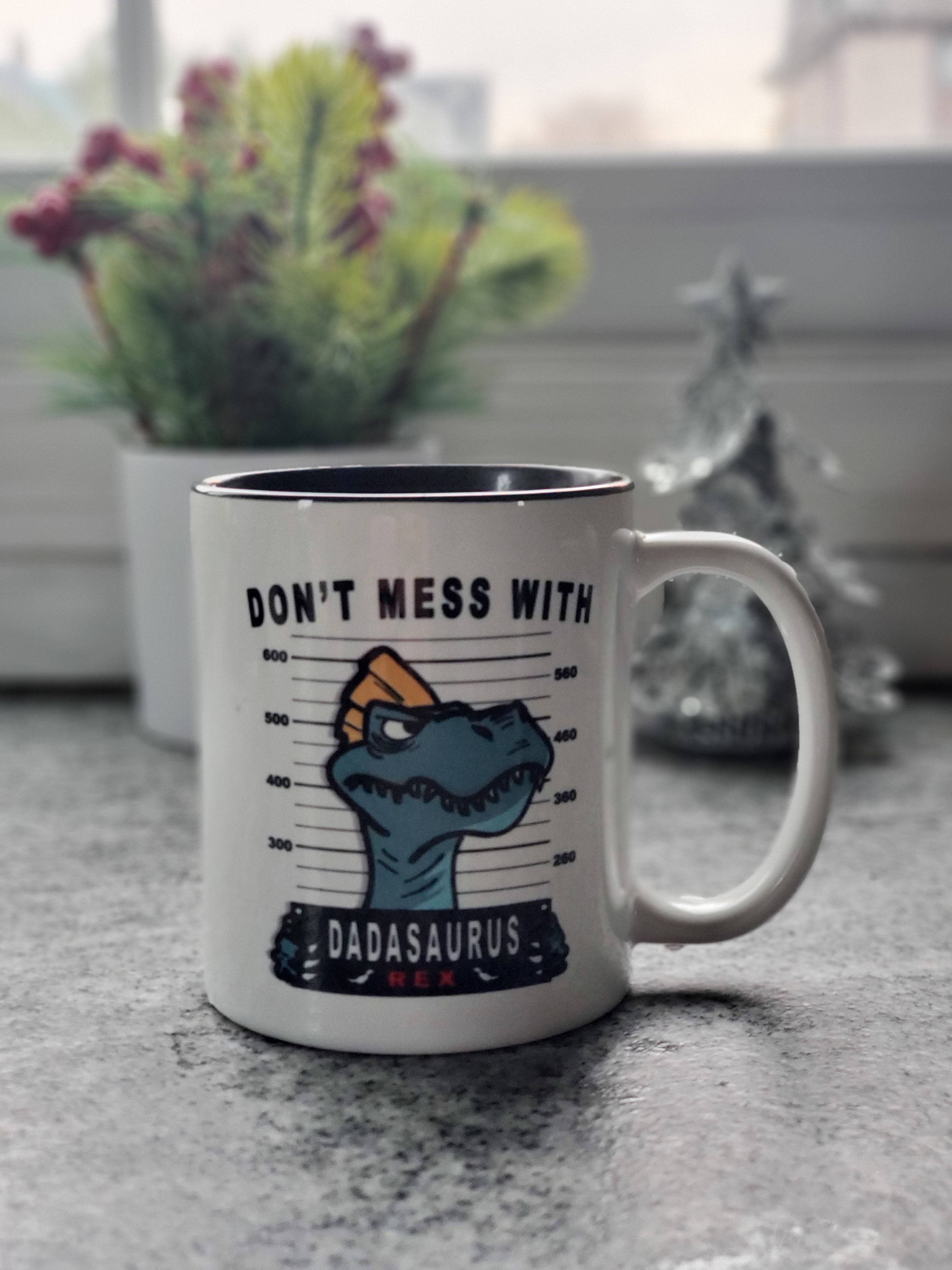 Dadasaurus Mug Mugs By SaurusGang - Design By Humans