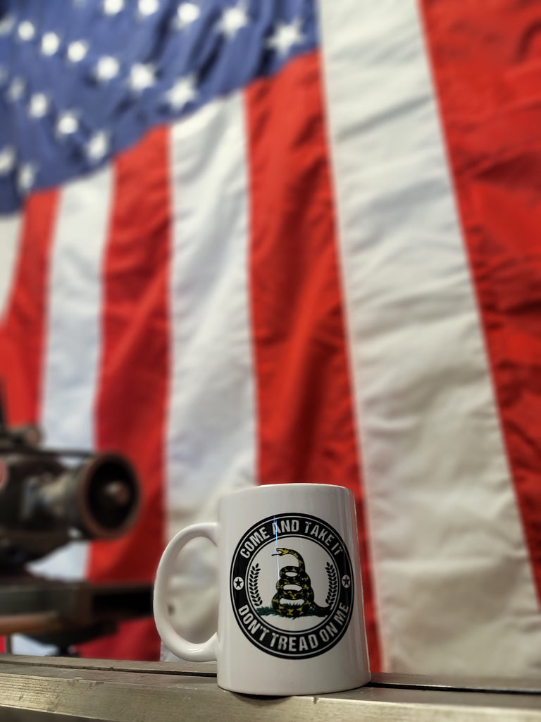 Ink Trendz® Come and Take It | Don't Tread On Me Gadsden | 11 Oz. Coffee Mug Cup Patriotic Coffee Mug, Patriot Mug, American Coffee Mug, Black Rifle Mug