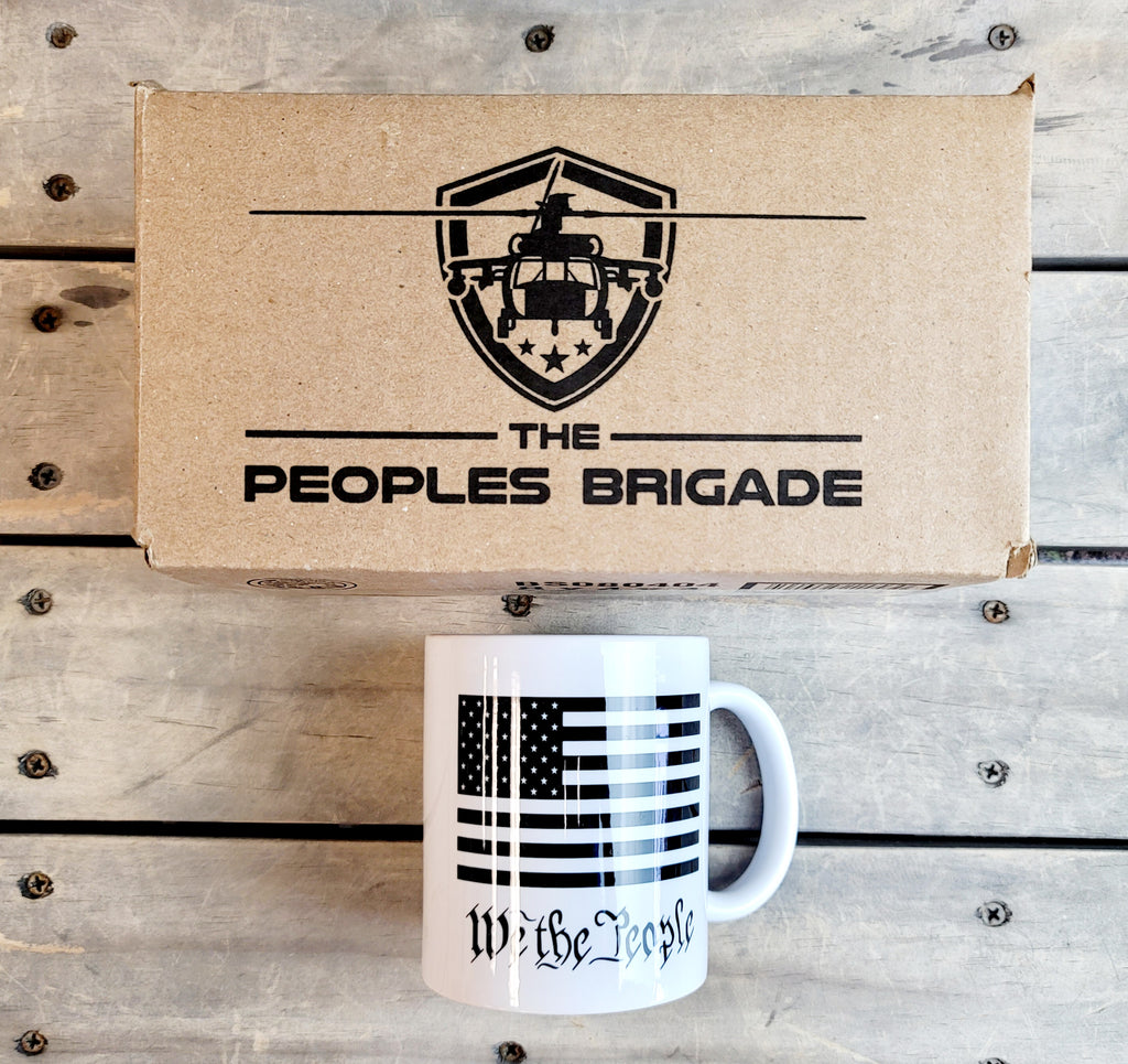The Peoples Brigade We the People 11 Oz. Coffee Mug Cup Patriotic Coffee Mug