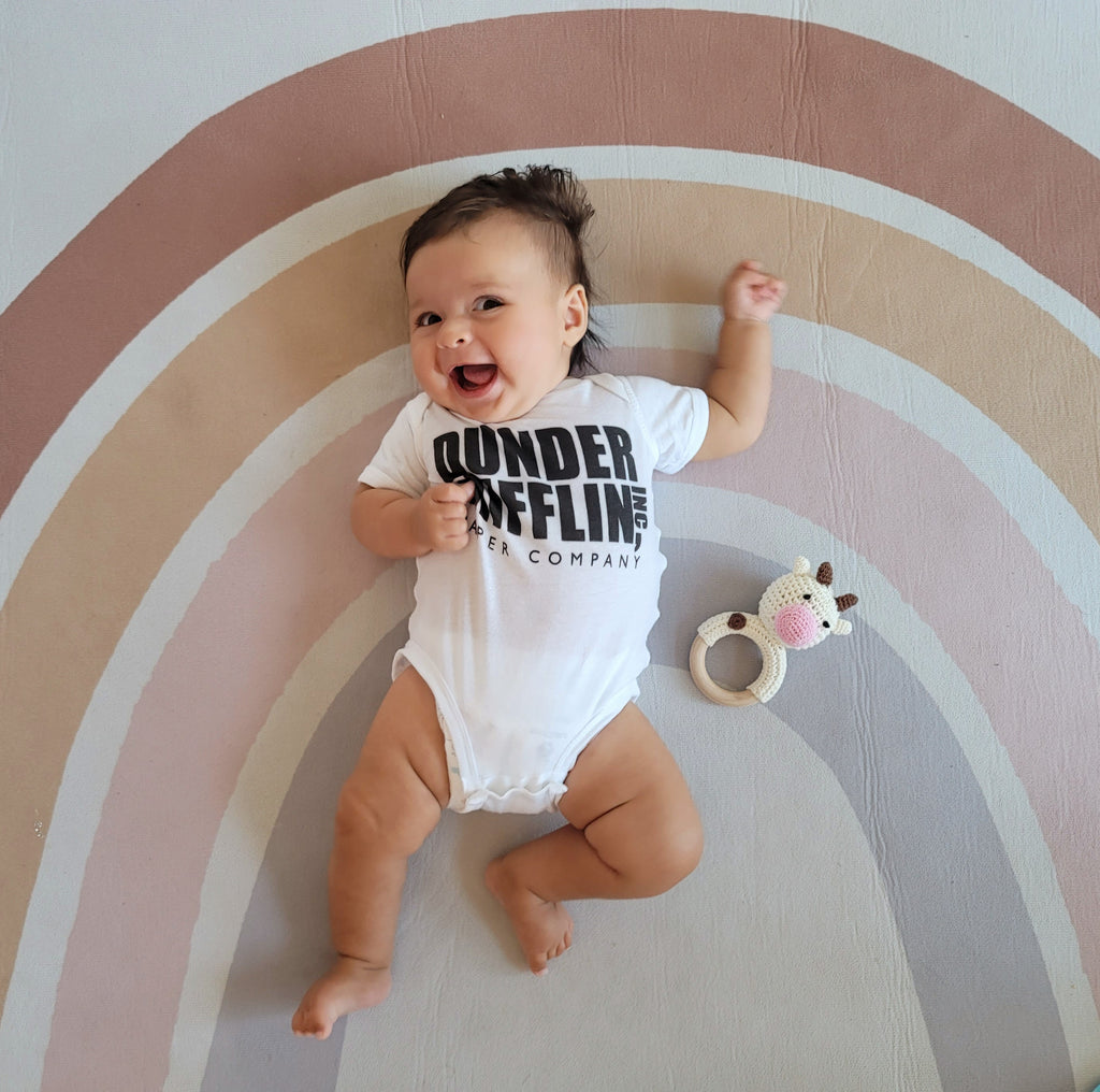 Ink Trendz Dunder Mifflin Inc. The Office Merchandise Infant Baby Bodysuit Romper