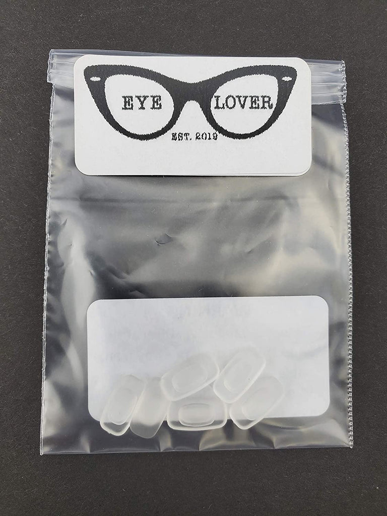 Eye Lover 2 Pair of Replacement Square Premium Grade Silicone Nose Pads