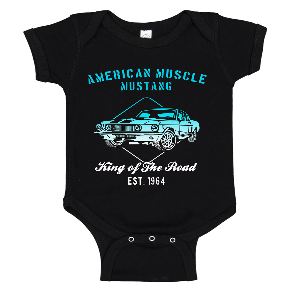 American Muscle FORD Mustang Speed Shop 1964 Baby Bodysuit