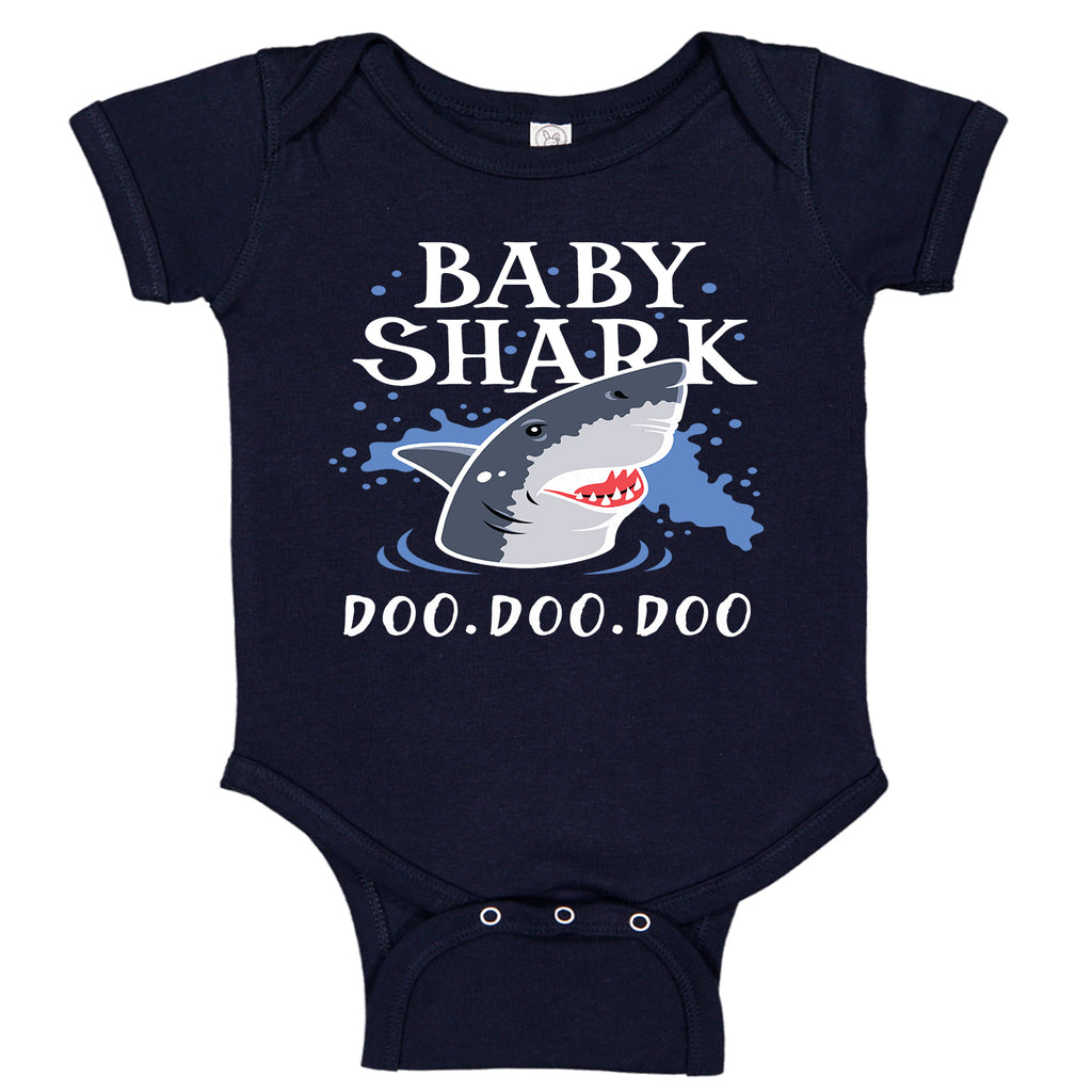 Ink Trendz® Baby Shark Doo. Doo. Doo. Baby Bodysuit Romper