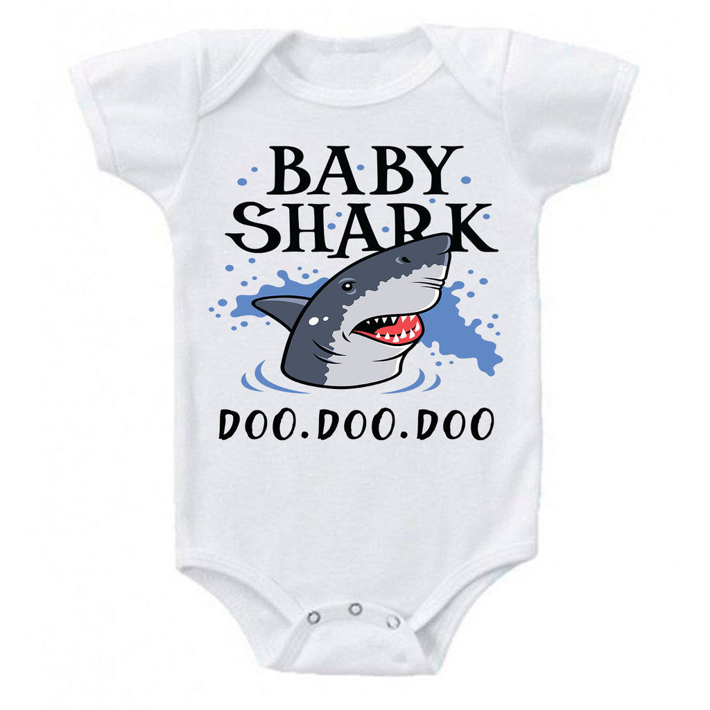 Ink Trendz® Baby Shark Doo. Doo. Doo. Baby Bodysuit Romper