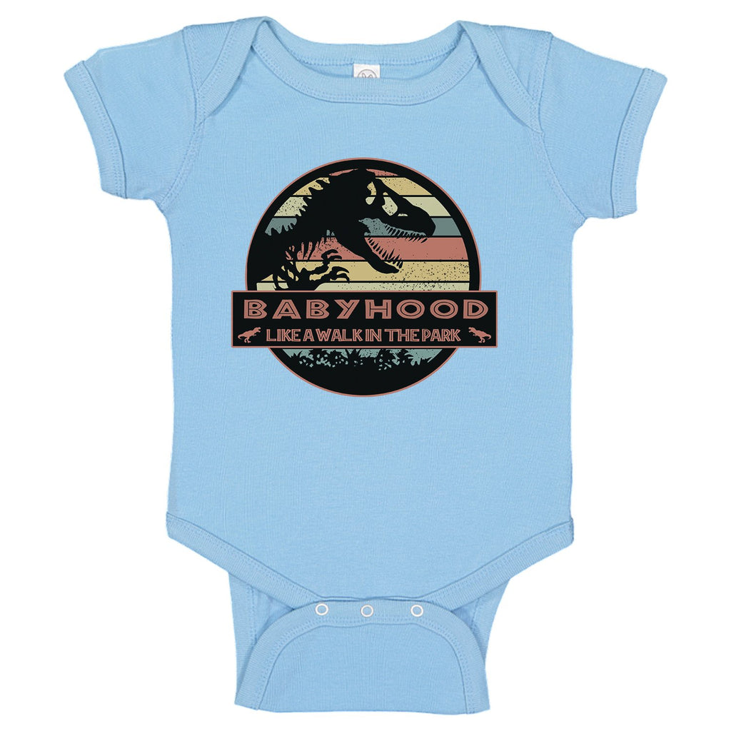 Ink Trendz® BabyHood Like A Walk In The Park Baby One-piece Bodysuit Jurassic Park Movie Themed Onesies, Jurassic Park Onesie, Jurassic Park Baby Bodysuit, Jurassic Park Onesies, Toddler Onesie, Toddler Onesies, Jurassic Park Toddler 