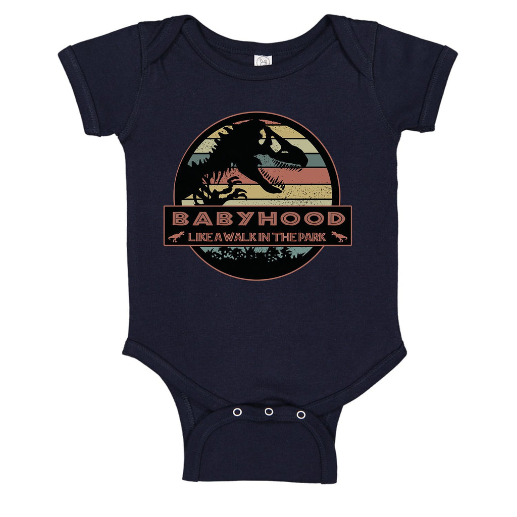 Ink Trendz® BabyHood Like A Walk In The Park Baby One-piece Bodysuit Jurassic Park Movie Themed Onesies, Jurassic Park Onesie, Jurassic Park Baby Bodysuit, Jurassic Park Onesies, Toddler Onesie, Toddler Onesies, Jurassic Park Toddler 