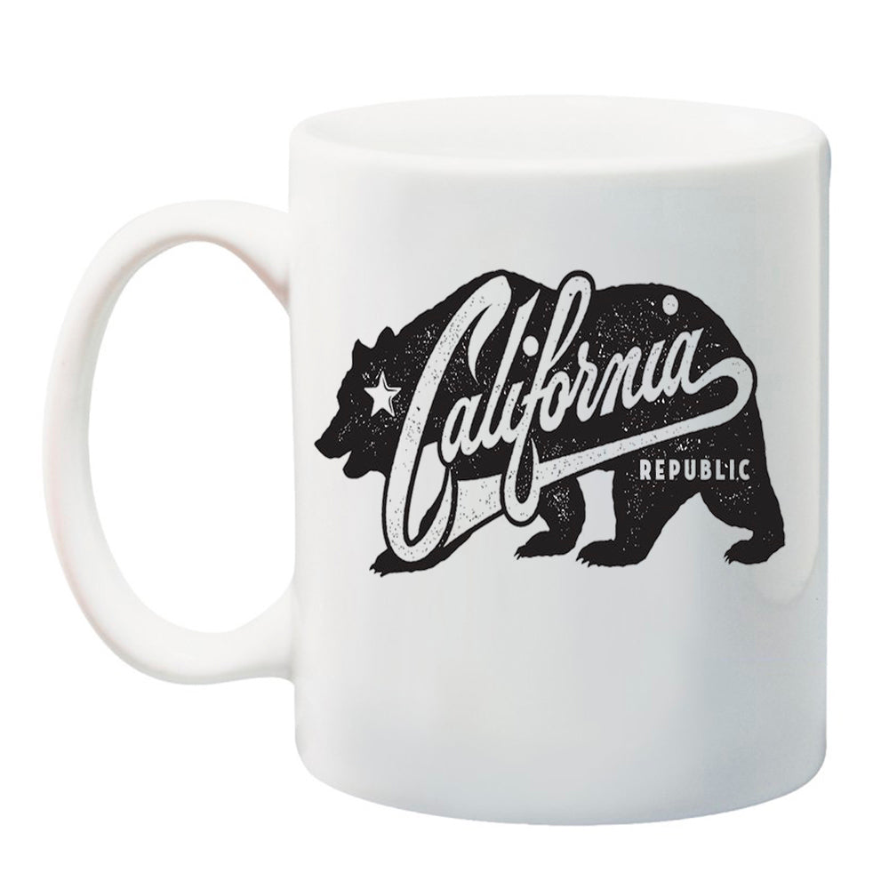 Ink Trendz® California Vintage Bear  11 oz. Ceramic Coffee Mug california republic coffee mug, cali mug