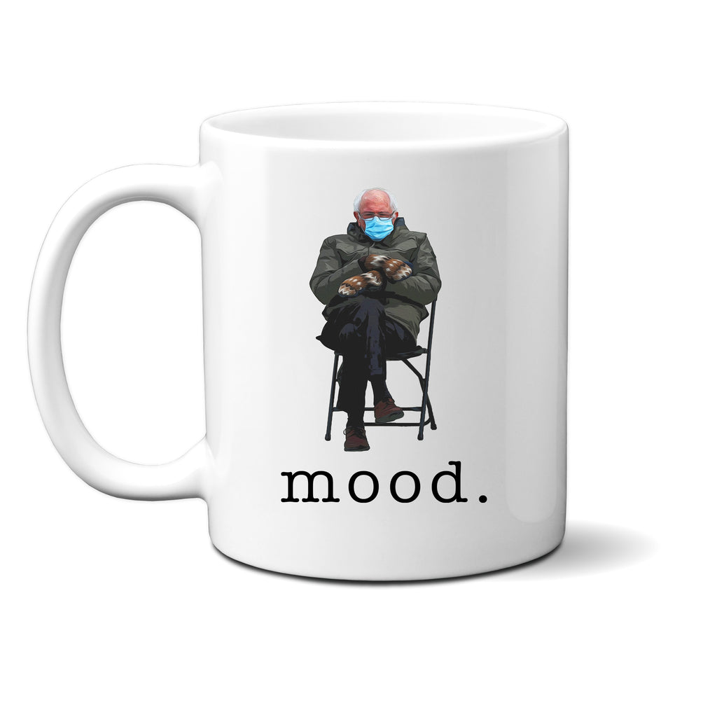 Ink Trendz® Bernie Meme mood. Funny Political 11 Oz. Coffee Mug Cup, Funny Political Mug, Bernie Sanders Mug, Sanders Mug, Bernie Sanders Coffee Mugs