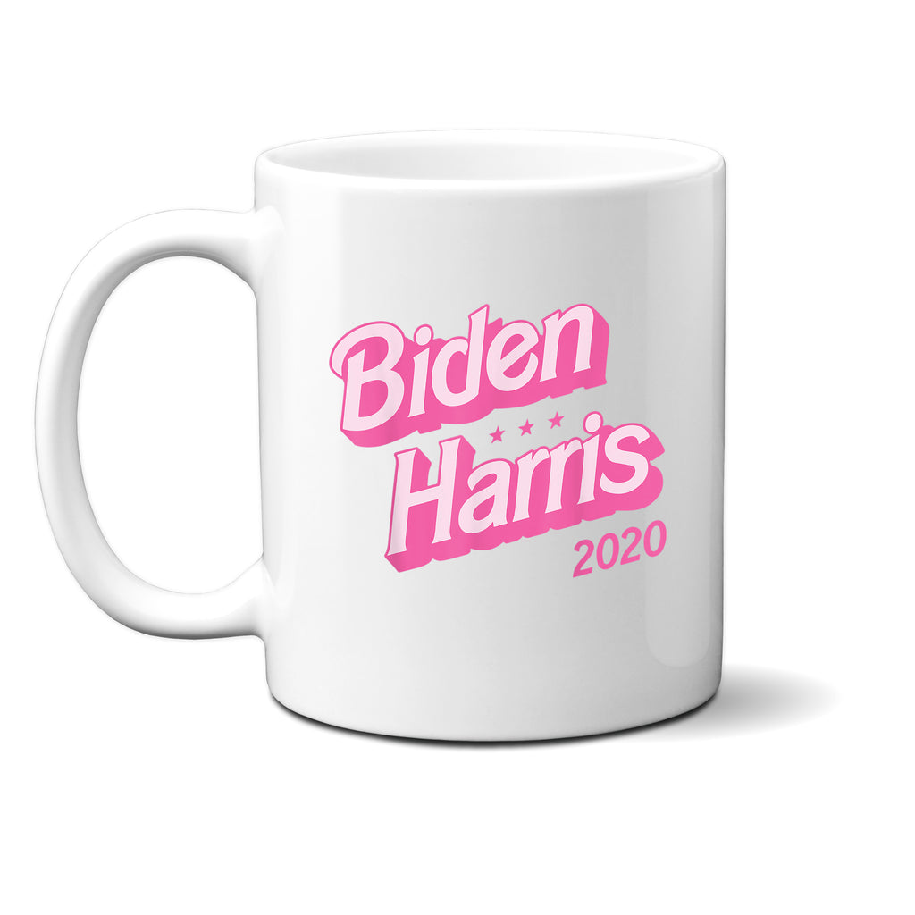 Ink Trendz® Biden Harris 2020 Retro Pink Novelty Coffee Mug
