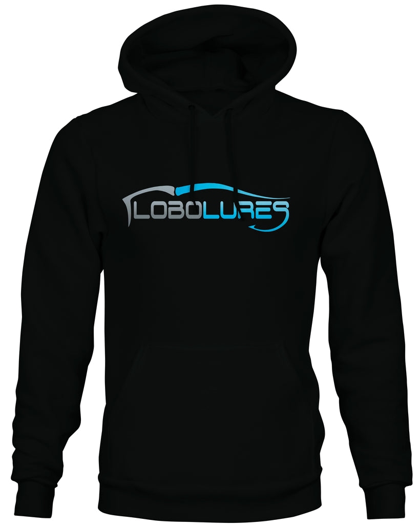 Lobo Lures Signature Logo Sport Fishing Mid-Weight Hoodie Sweater, Fishign Hoodies, Fishing T-Shirt