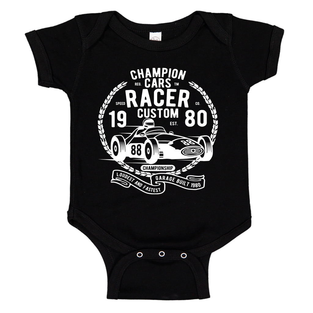 Champion Racer F1 Race Car Baby Bodysuit