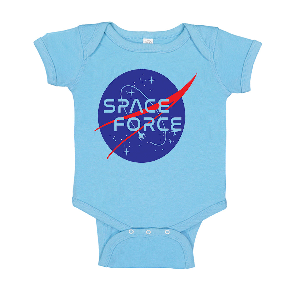 Space Force USSF Funny Nasa Style Baby Bodysuit