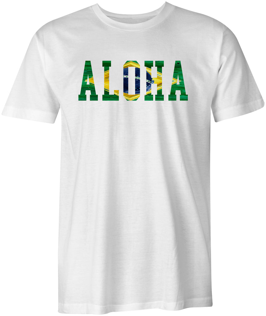 Aloha Brazil Brasil Surf Cotton T-shirt