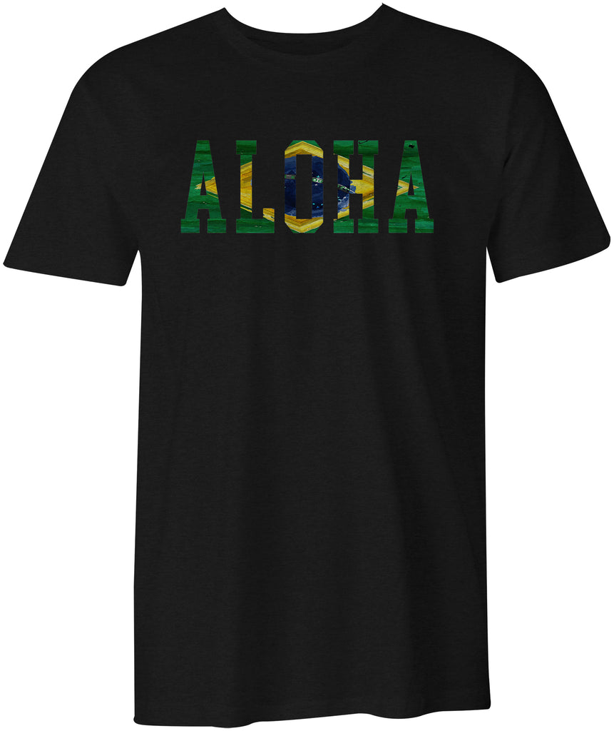 Aloha Brazil Brasil Surf Cotton T-shirt