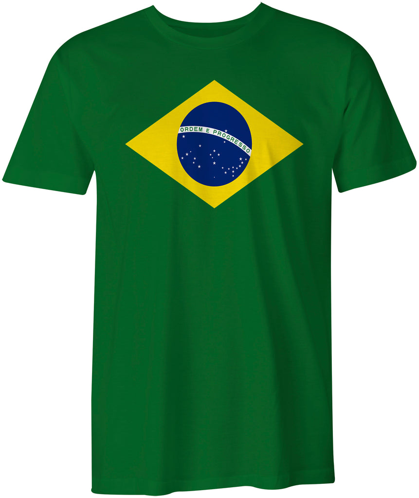 Brazil National Flag Bandeira do Brasil, Brazilian Green Unisex  T-shirt