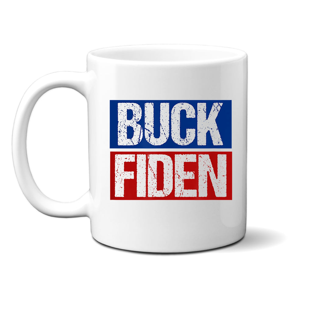Ink Trendz® BUCK FIDEN  Political Humor Novelty Coffee Mug, Pro Trump Mug, Biden Coffee Mug
