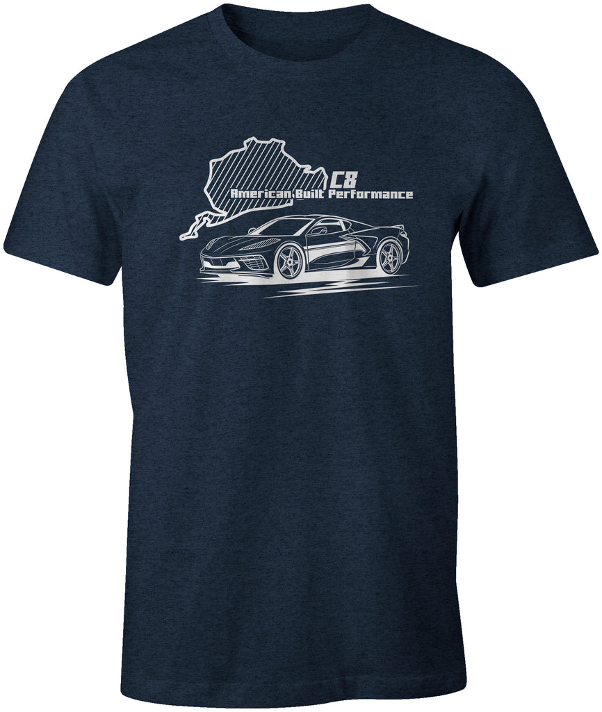 Ink Trendz C8 Corvette American Performance Nuremberg T-Shirt, Corvette T-Shirt, Vette Tee, C* T-shirt, c8 T-shirt, Corvette tee