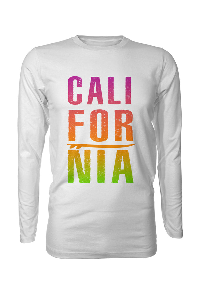 California Surf Long Sleeve Performance Surfing UPF50 Rashguard T-Shirt