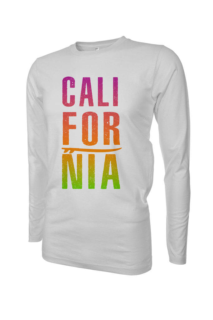 California Surf Long Sleeve Performance Surfing UPF50 Rashguard T-Shirt