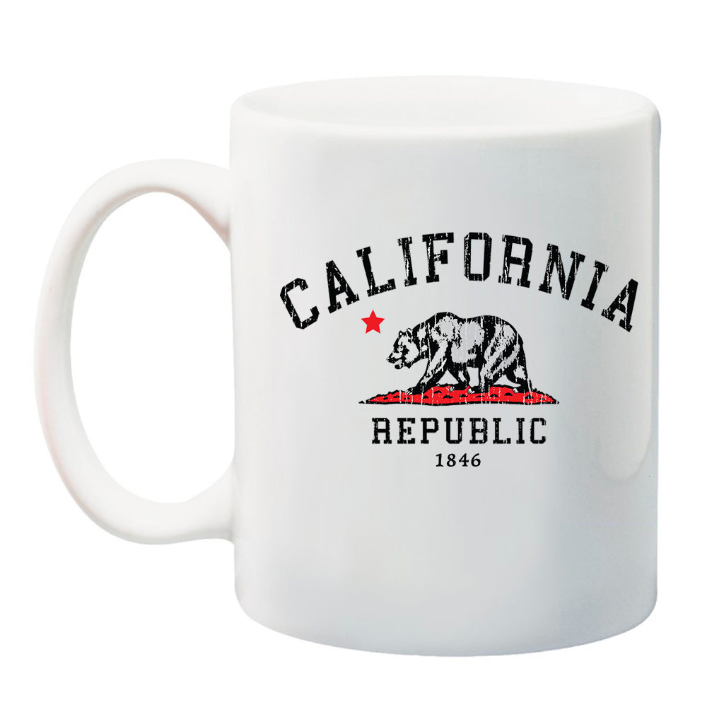 Ink Trendz® California Vintage Bear  11 oz. Ceramic Coffee Mug