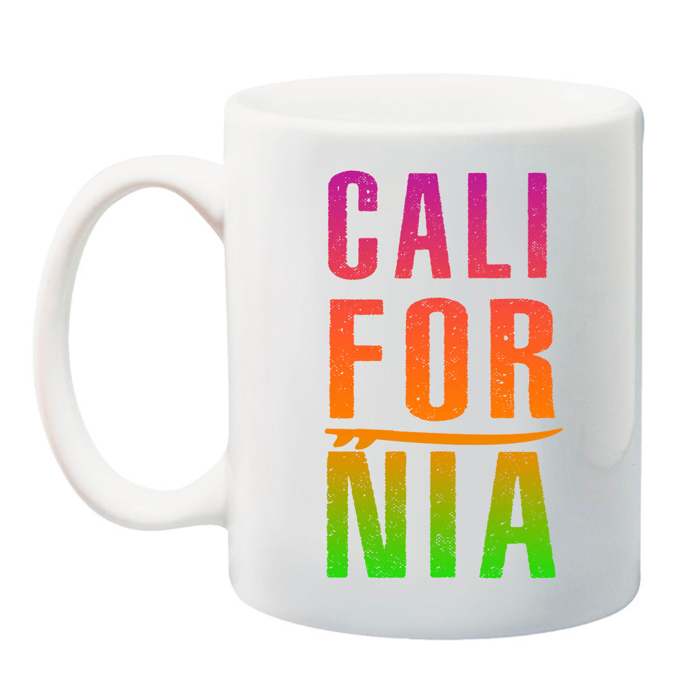 Ink Trendz® CALIFORNIA Tropical Surf 11 oz. Ceramic Coffee Mug