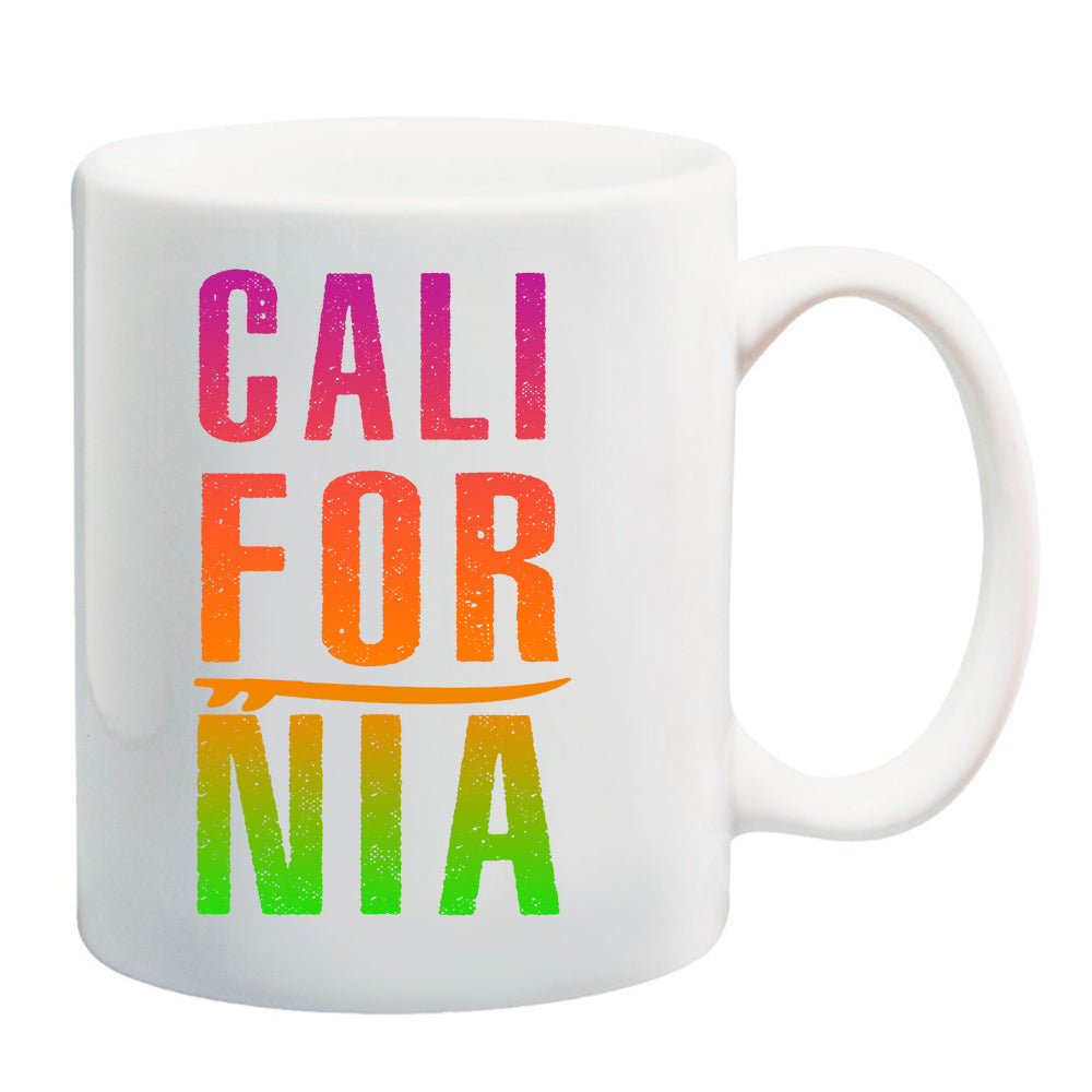 Ink Trendz® CALIFORNIA Tropical Surf 11 oz. Ceramic Coffee Mug