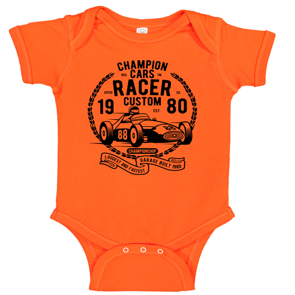 Champion Racer F1 Race Car Baby Bodysuit