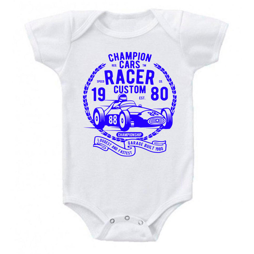 Champion Racer F1 Race Car Baby Bodysuit