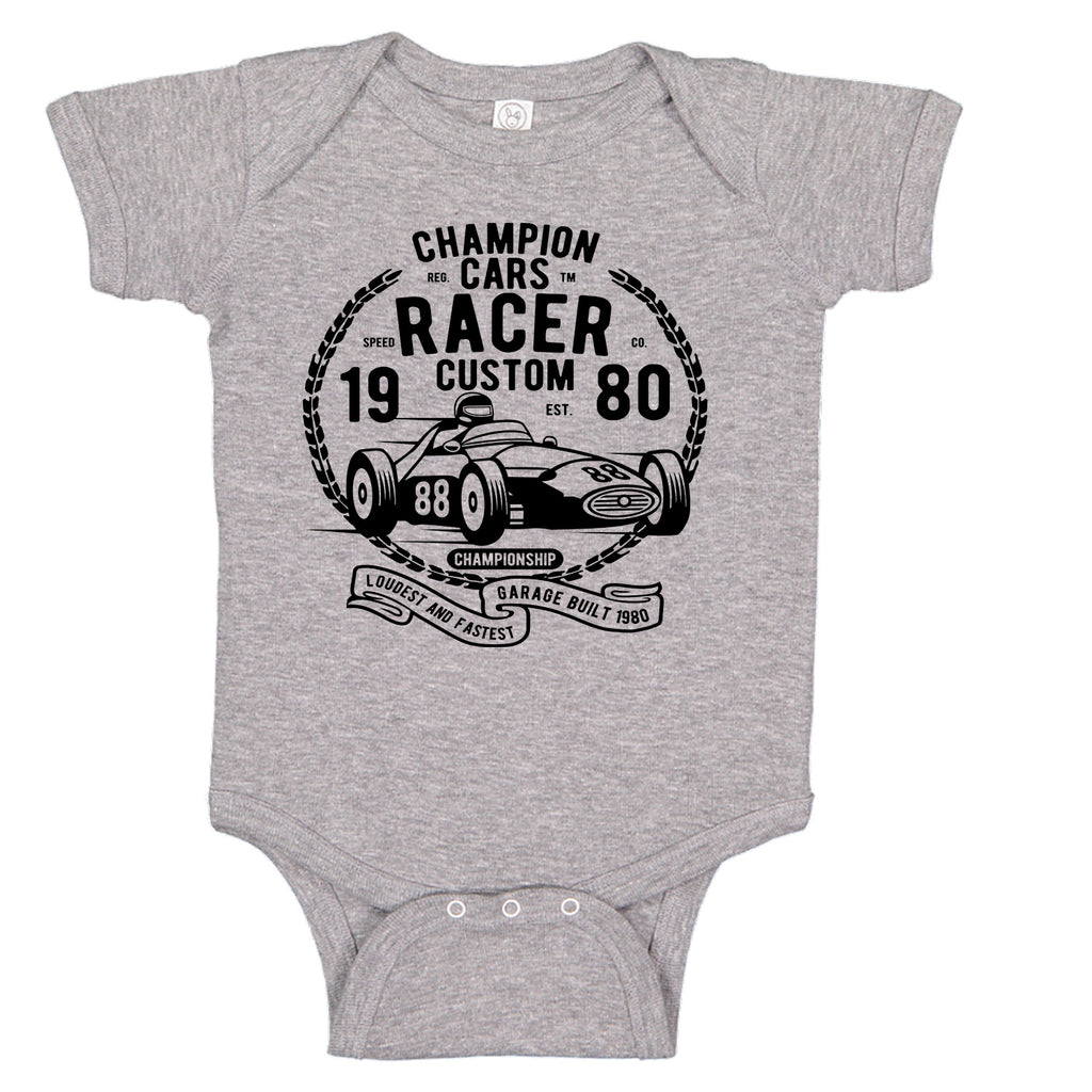 Champion Racer F1 Race Car Baby Bodysuit