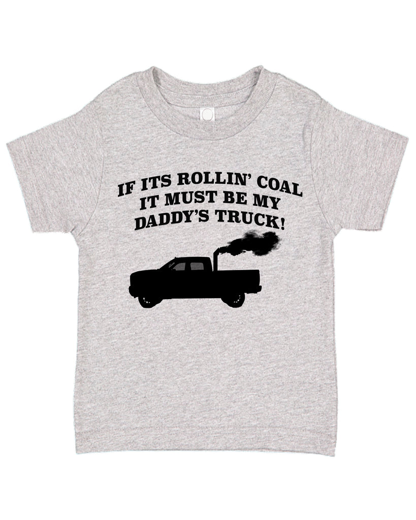 Ink Trendz® My Daddy's Rollin Coal Diesel Truck Short Sleeve Toddler T-Shirt
