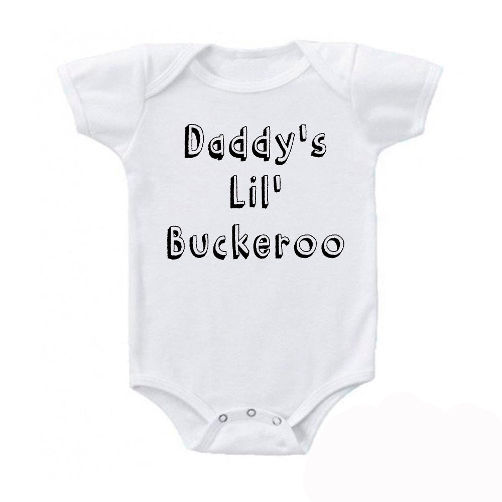 Daddy's Lil Buckaroo Country Style Baby Bodysuit