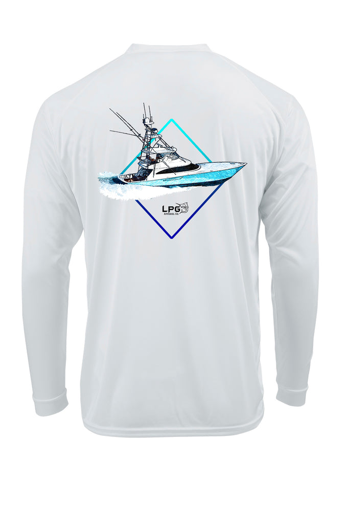 LPG Apparel Co® Diamond Sportfish Long Sleeve Performance UPF 50+ T-Shirt