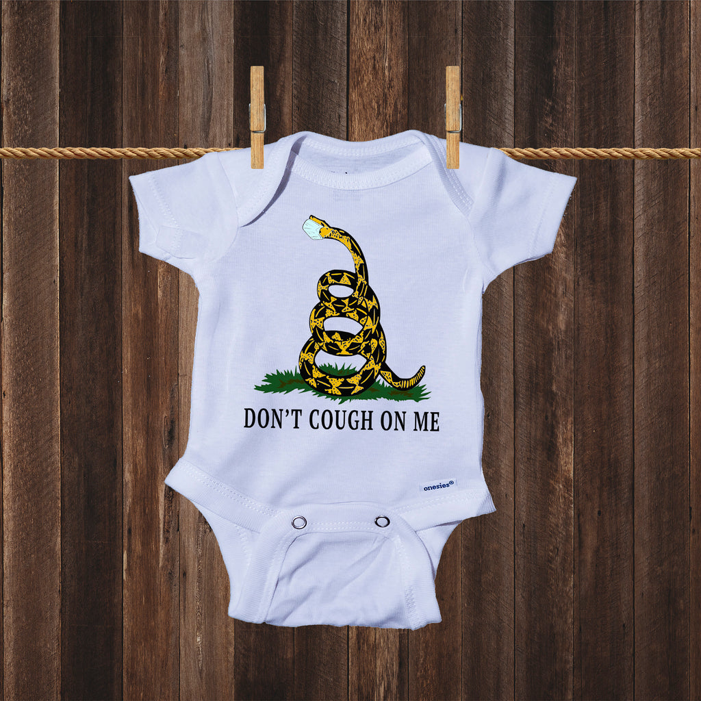 Ink Trendz® Don't Cough On Me Gadsden Serpent COVID-19 Baby One-Piece Bodysuit