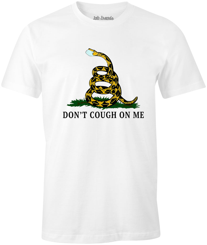 Ink Trendz® Don't Cough On Me Gadsden  Funny COVID-19 T-Shirt