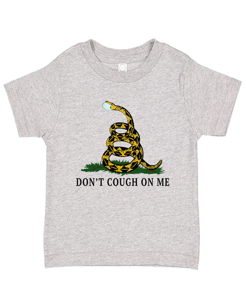 Ink Trendz® Don't Cough On Me Gadsden Serpent Coronavirus Funny Toddler T-Shirt