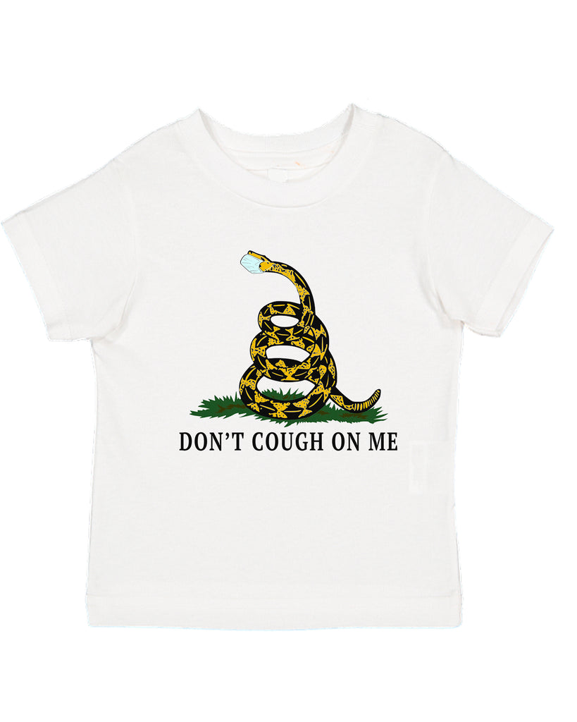 Ink Trendz® Don't Cough On Me Gadsden Serpent Coronavirus Funny Toddler T-Shirt