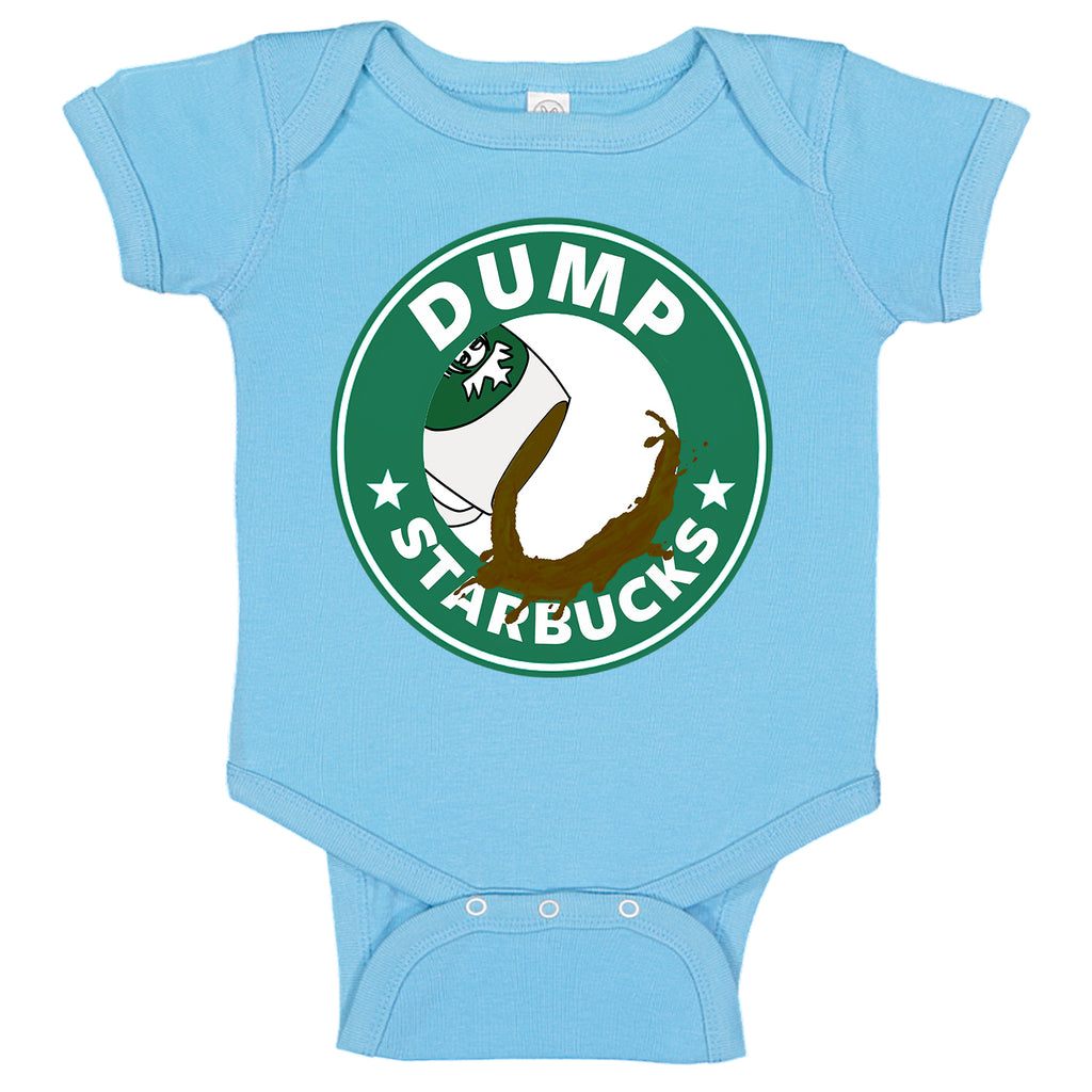 DUMP STARBUCKS  Premium Baby Romper Bodysuit