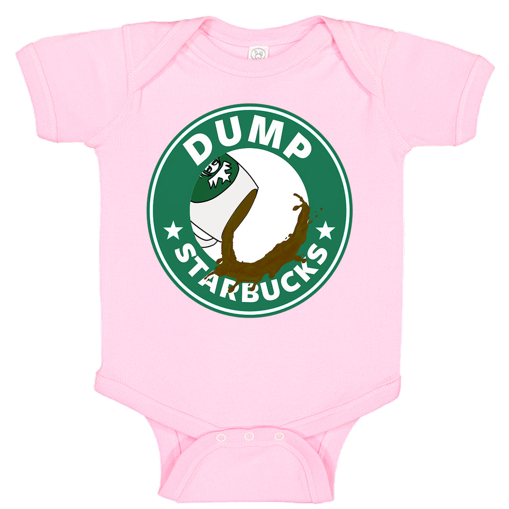 DUMP STARBUCKS  Premium Baby Romper Bodysuit